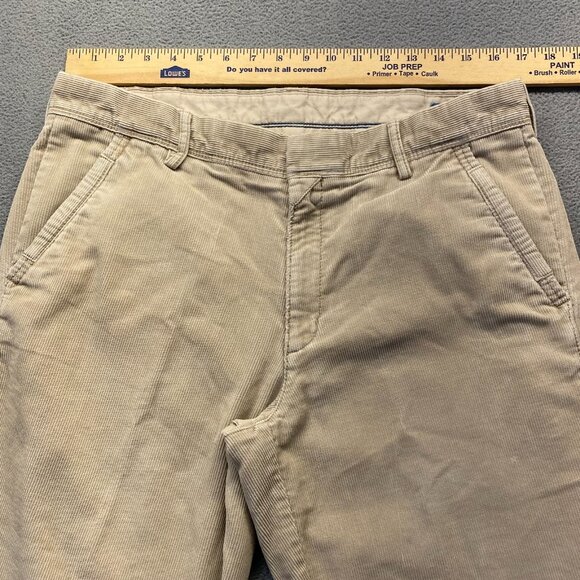 LK Life Made Simple Corduroy Pants Men's Size 34X32 Straight Leg Flat Front - Picture 5 of 14